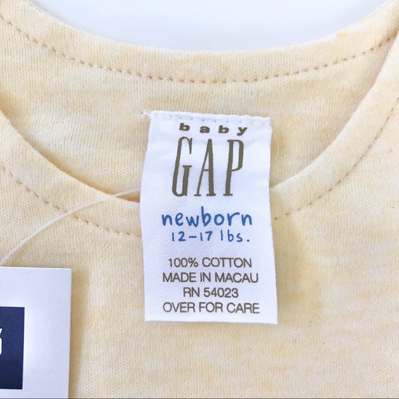 NWT Baby Gap Yellow Overalls - Picture 2 of 8